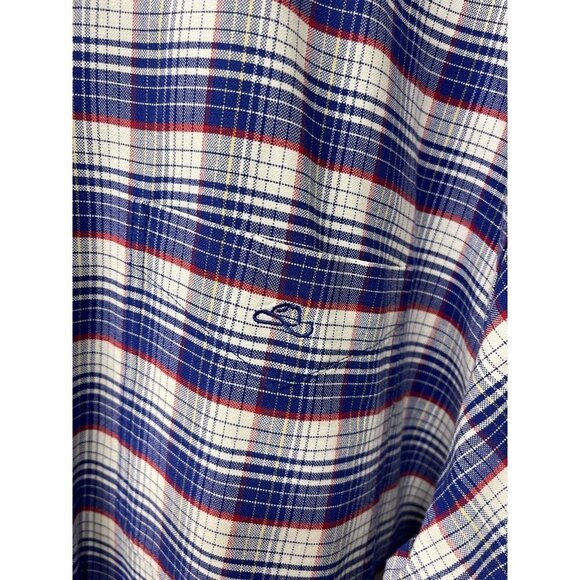 Resistol Rodeo Gear Men’s Button Down Cowboy Plaid Long Sleeve Shirt Large Size - Picture 3 of 5